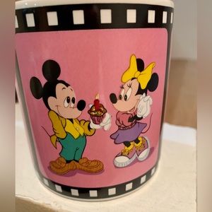 Vintage Happy Birthday Cupcake Mickey & Minnie Mug  - Perfect condition!